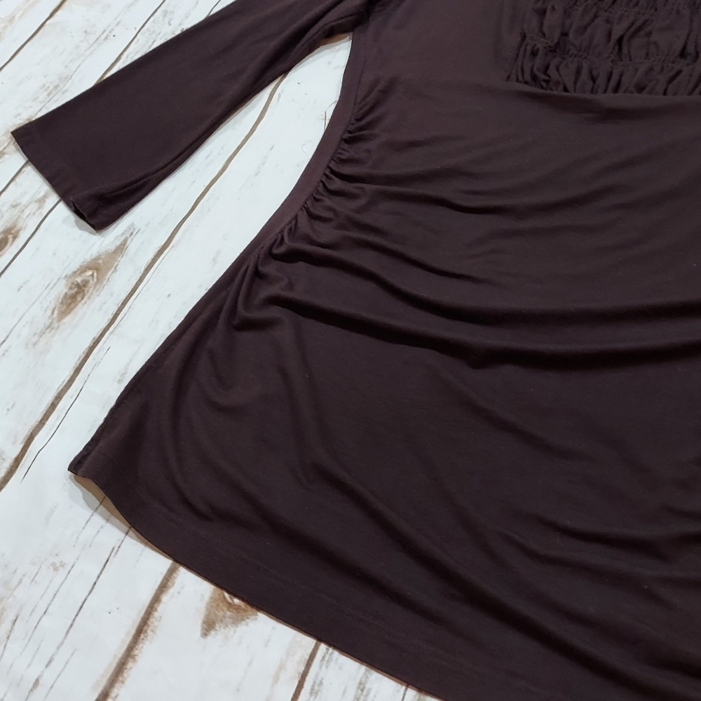 Sami & Jo Rayon Ruched Top - Picture 4 of 10
